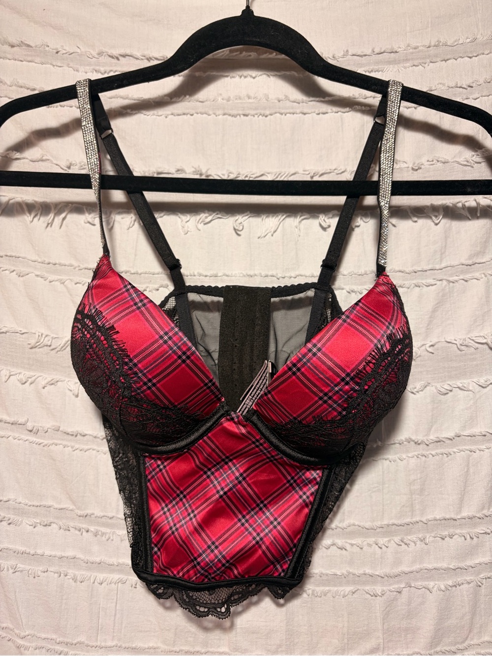 NWT Victorias Secret Very Sexy Bombshell push up bra, corset top.